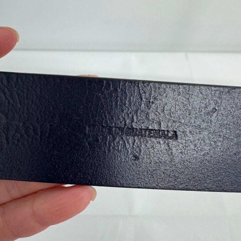 NWT POLO RALPH LAUREN US 32 Signature Pony Men's Leather Belt 1.5